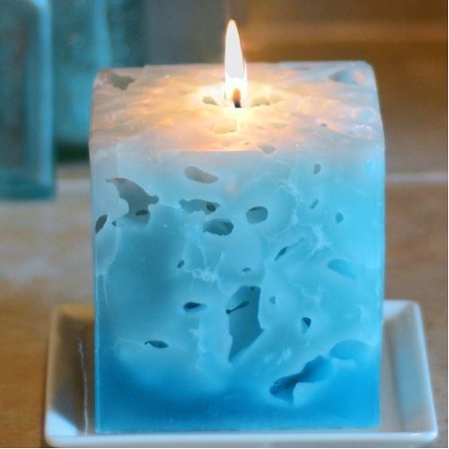 Ľadová sviečka - Modrá lagúna