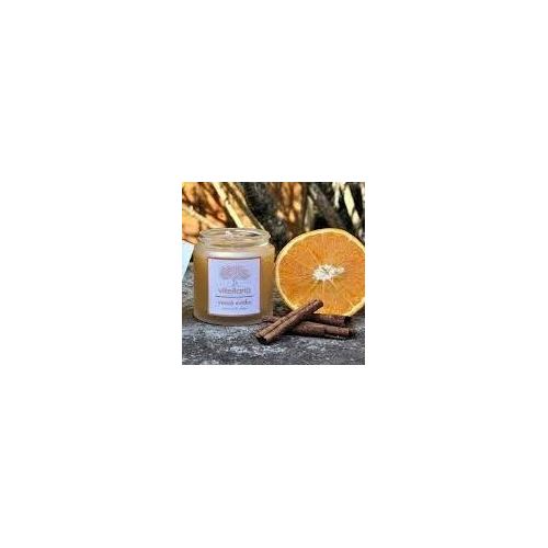 Sójová vonná sviečka - Pomaranč a škorica, 100 g