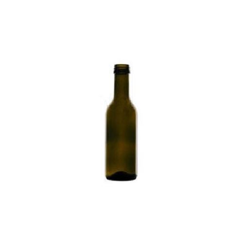 Sklenená fľaštička s hliníkovým uzáverom antik, 190 ml