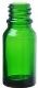 Sklenená fľaštička bez uzáveru zelená, 10 ml, 1 ks