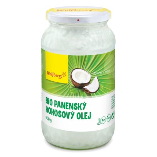 Bio kokosový olej panenský lisovaný za studena, 1 liter