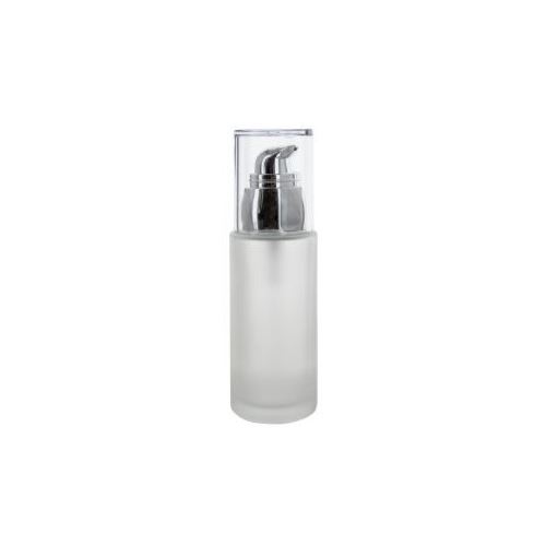 Sklenená fľaštička s pumpičkou transparentná, 50 ml