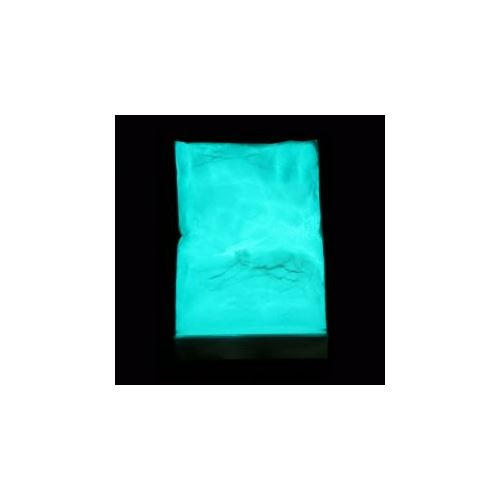 Fotoluminiscenčný pigment do sviečok alebo mydlových hmôt - modrozelená