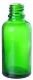 Sklenená fľaštička bez uzáveru zelená, 30 ml, 1 ks
